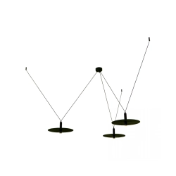 23229 PENDANT LED LIGHT 3X7W 3000K METAL BLACK Zambelis Lights